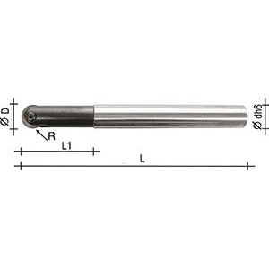 9845F - INSERTS HOLDER FOR MILLING WITH MECHANICAL FIXING - Prod. SCU